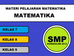 Kunci Jawaban dan Contoh Soal Matematika Terbaru Kelas 7 SMP MTS Semeseter 1