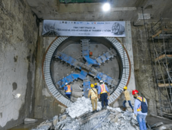 Progres Proyek MRT Stasiun Thamrin dan Monas Capai 51 Persen