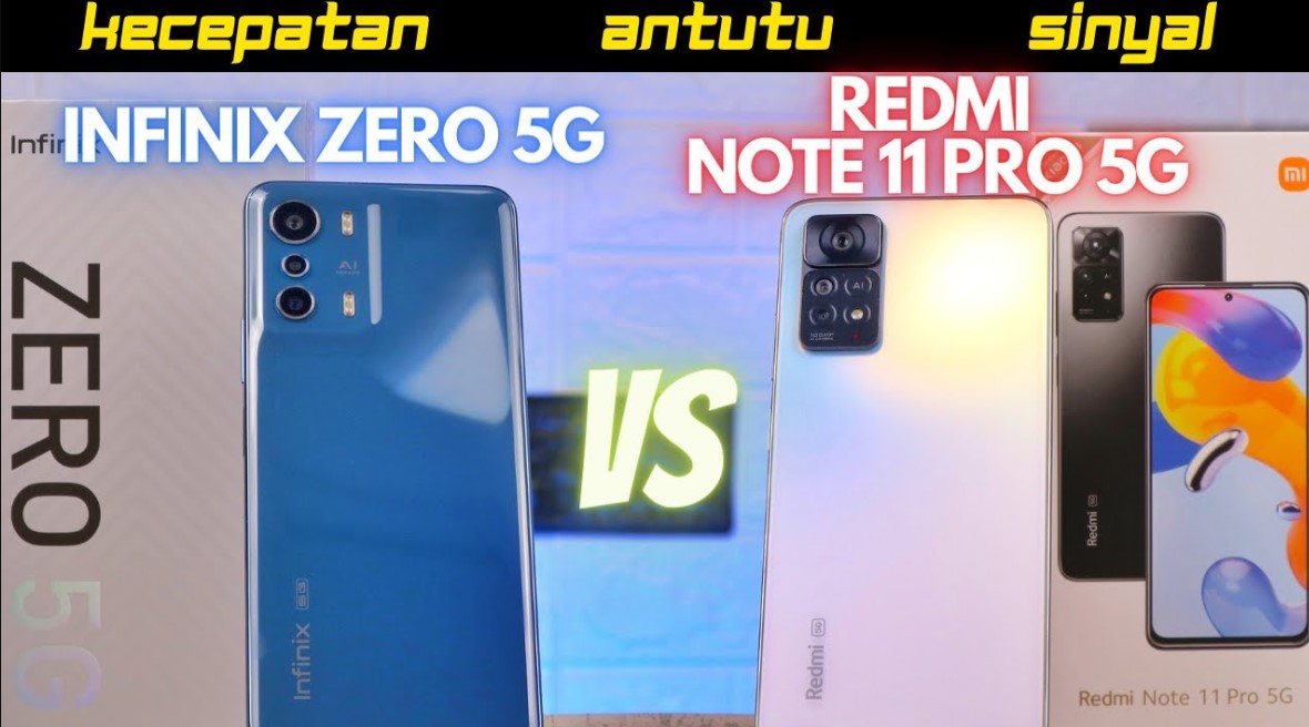 Adu Tangguh Infinix Zero 5G 2023 vs Xiaomi Redmi Note 11 Pro 5G