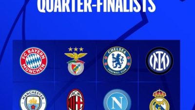 Jadwal Perempat Final Liga Champions