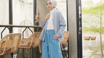 Cakep, Ini 5 OOTD Ide Fashion Hijab Kombinasi Celana Kulot Jamin Makin Menawan