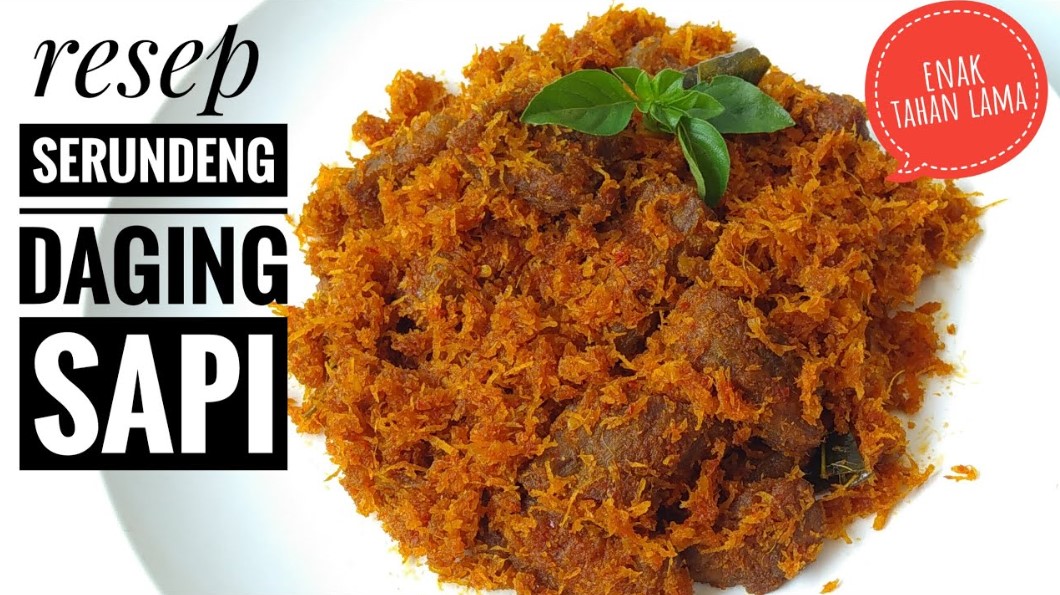 Cara Membuat SERUNDENG DAGING SAPI Resep Makanan Lezat untuk Menikmati Kelebihan Daging saat Idul Adha, src gambar : YT wan noor