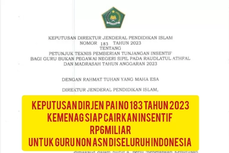 Kemenag Siap Sediakan Insentif Lebih dari Rp6 Miliar untuk Guru Non ASN di Indonesia, Berikut Persyaratannya!