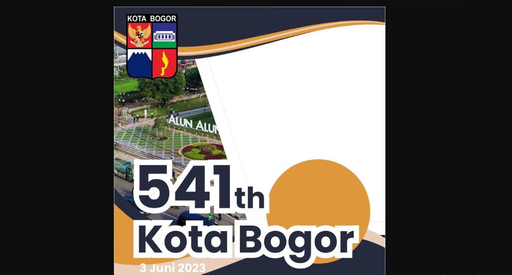 Kumpulan Link Twibbon HUT Kota Bogor ke-541, Hari Ini 3 Juni dan Ucapan Selamat