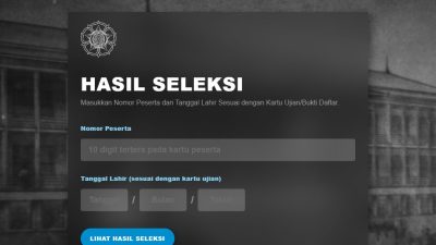 Cara Cek Pengumuman Hasil Seleksi Ujian Mandiri CBT UGM 2023