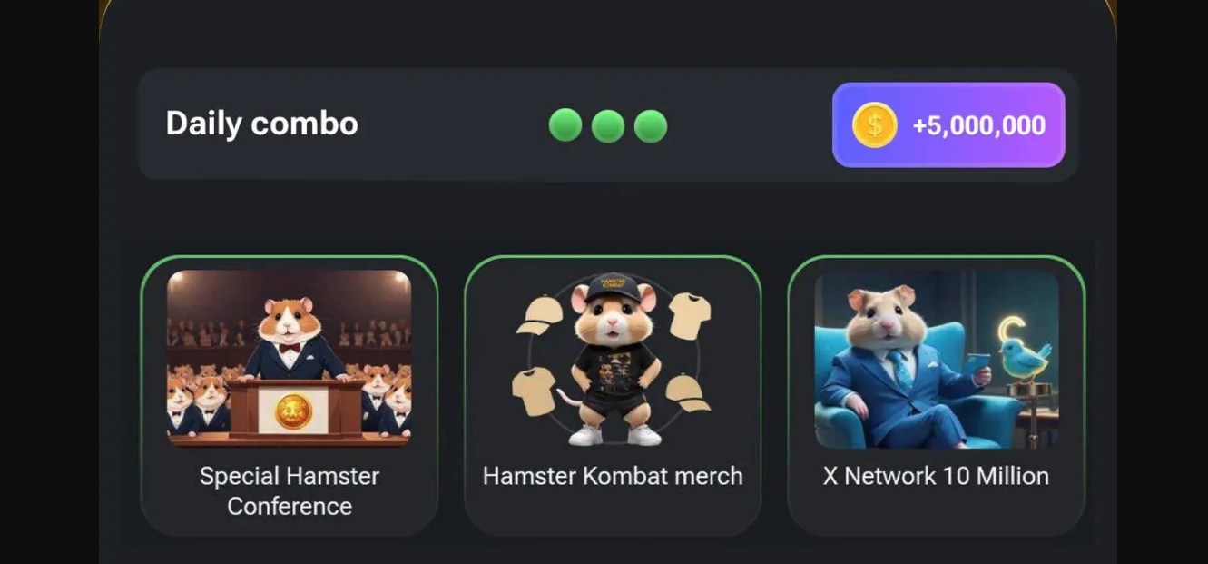 WAJIB COBA! Rahasia Kartu Daily Combo Hamster Kombat Hari Ini, 27 Juli 2024: Dapat 5 Juta Koin GRATIS!