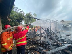 Ini Kisah Mencekam: Rumah Warga Desa Babulang Lampung Terbakar