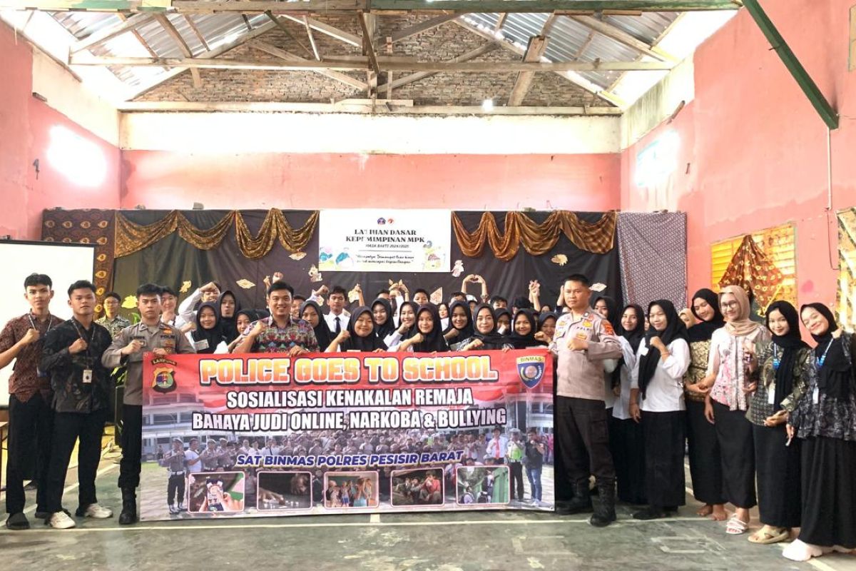 Tips Cegah Kenakalan Remaja: Polres Pesisir Barat Gelar Sosialisasi