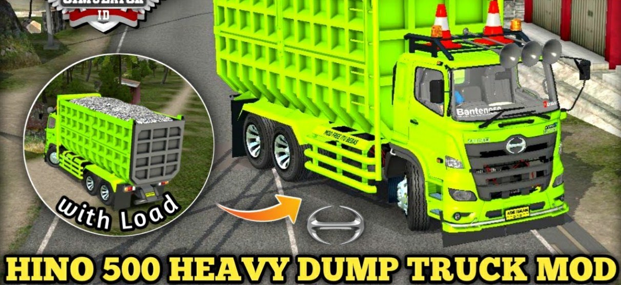 Link Download Mod BUSSID Dump Truk Hino 500 Mbois: Cara Pasangnya yang Simpel