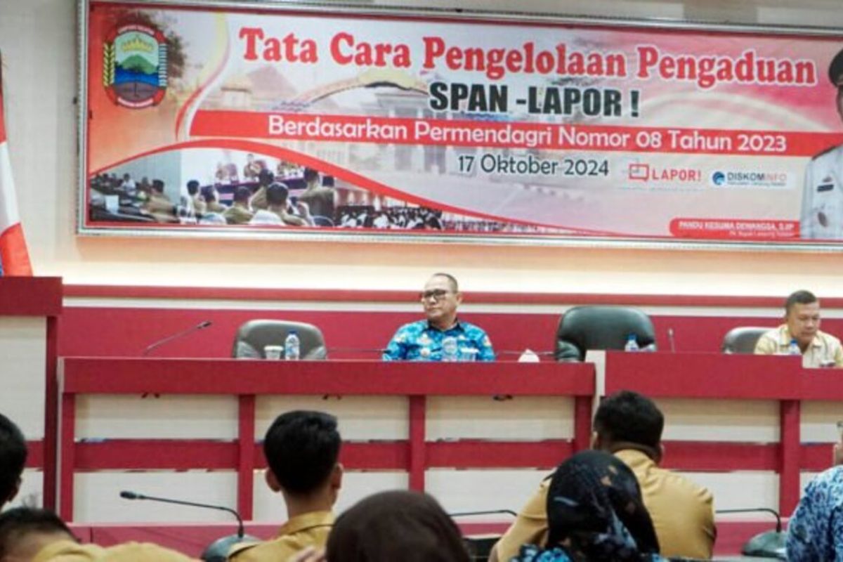 Optimalkan Pengaduan Anda! Pemkab Lampung Selatan Gelar Sosialisasi SP4N Lapor