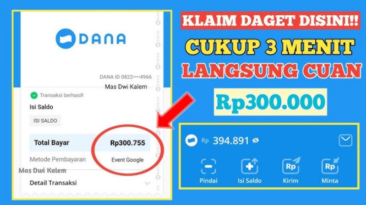 Mantap Cair Rp800.000 ke Saldo Dana Hanya dengan Klik Link, Khusus Hari Ini 28 Oktober 2024, Ini Caranya…