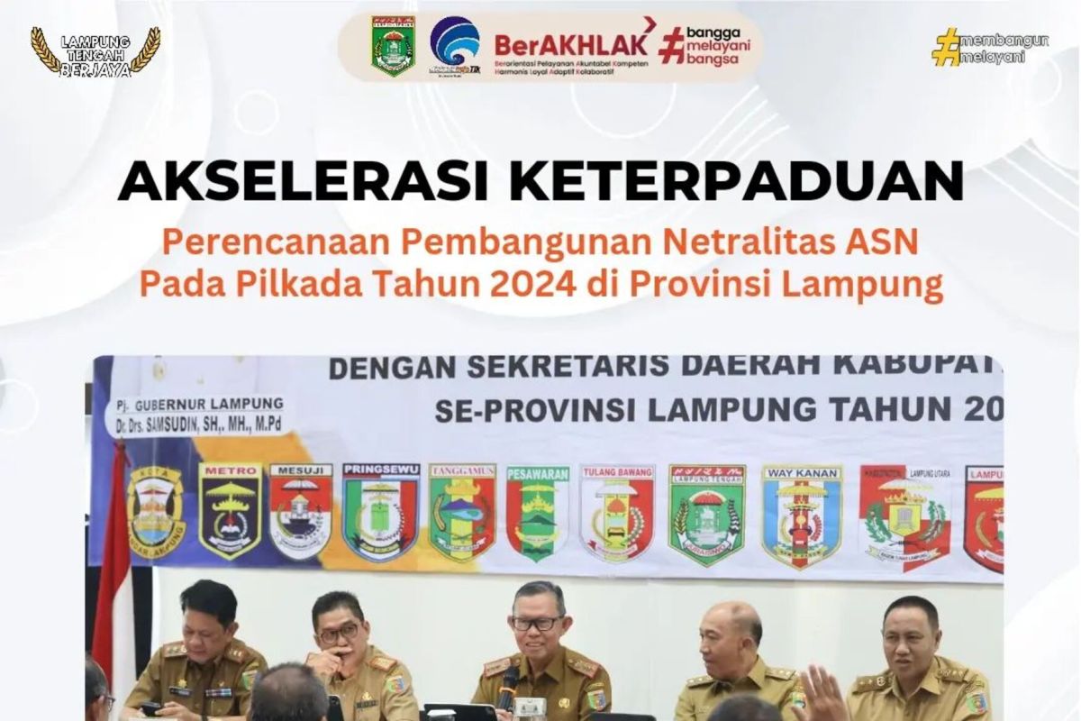 Pj Sekda Lamteng Mendorong ASN untuk Netral pada Pilkada 2024