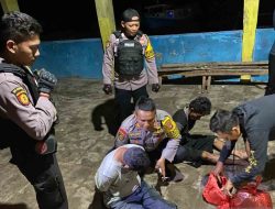 Sukses! Pelaku Pengedar Narkoba di Pulau Sebesi Dibekuk Polres Lamsel bersama Warga