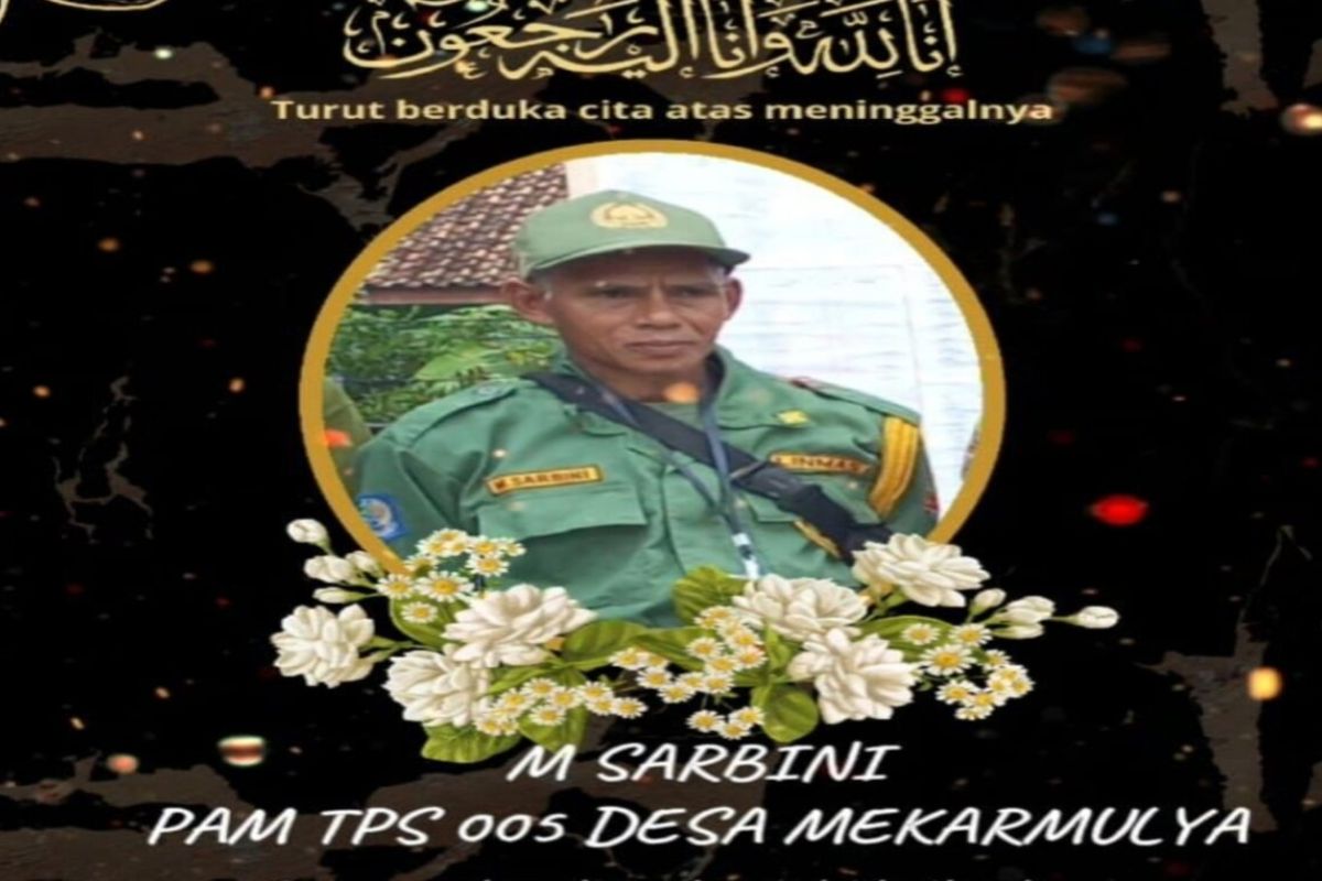 Ini Cara KPU Lampung Selatan Berikan Santunan bagi PAM TPS yang Meninggal