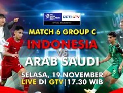 Prediksi Indonesia vs Arab Saudi, Jadwal Kualifikasi Piala Dunia 19 November 2024