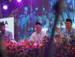 Momen Emosional: Ribuan Warga Lampung Tengah Berselawat Bersama Pasangan Mirza-Jihan