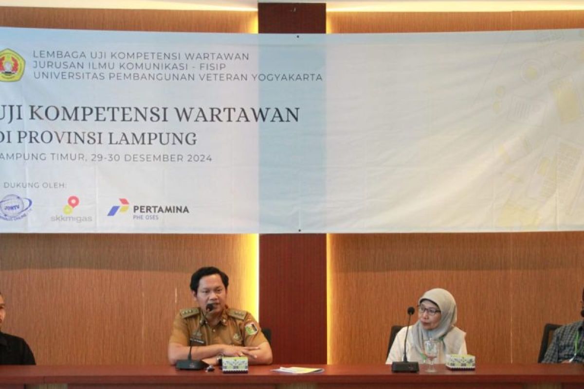 10 Wartawan Lampung Timur Sukses Lulus Uji Kompetensi Wartawan (UKW)