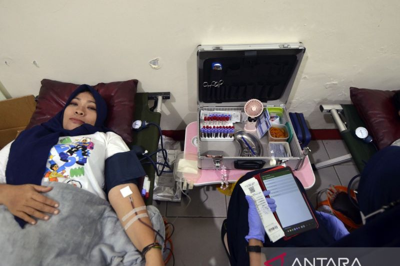 Meriahnya Perayaan HUT ke-87 Antara dengan Donor Darah di Lampung