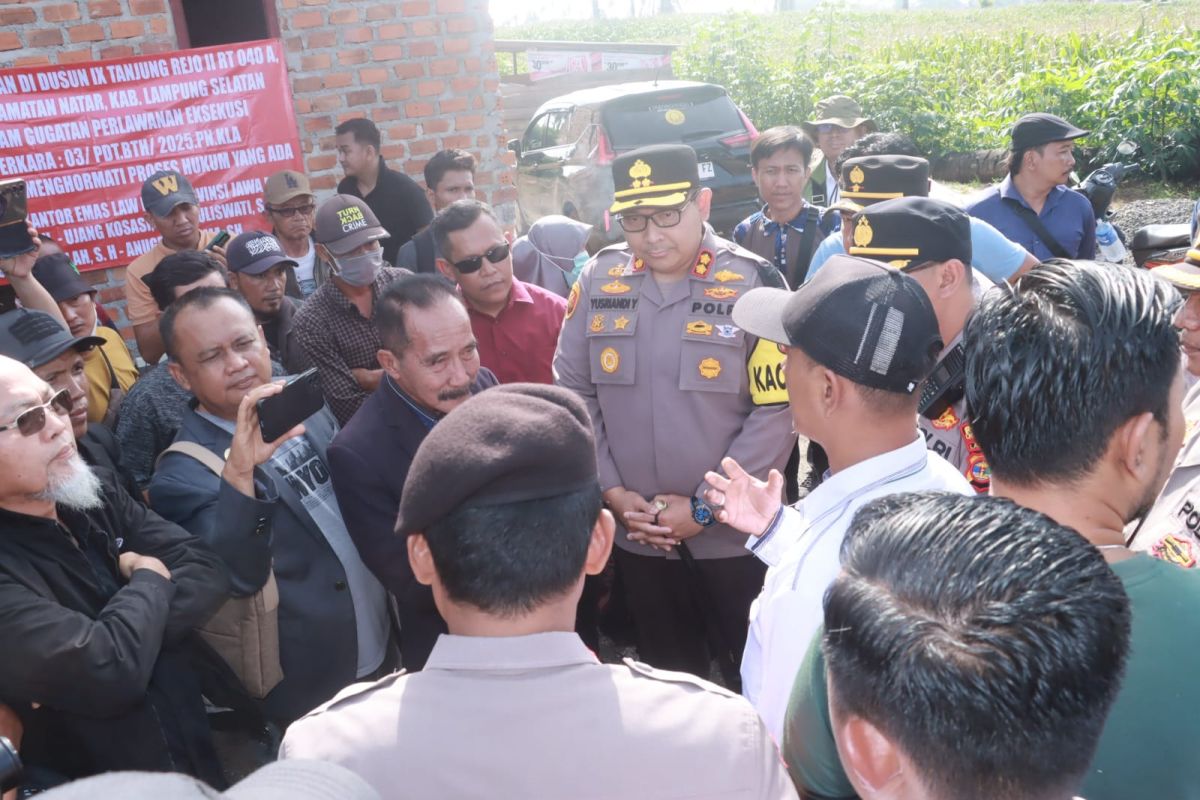 Empat Terduga Provokator Ditangkap Polisi dalam Kasus Eksekusi Lahan PTPN VII