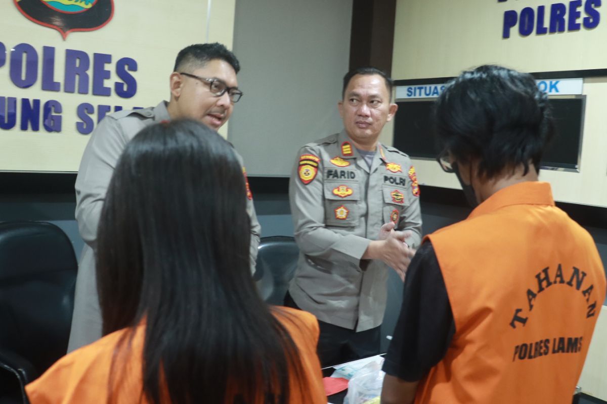 Pasutri Ditangkap Polisi karena Mengedarkan Uang Palsu di Lampung Selatan