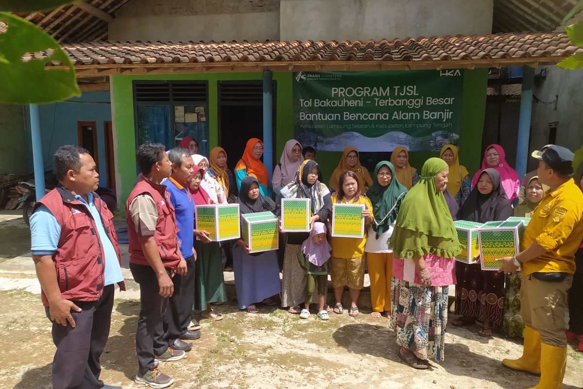 Bantuan Darurat untuk Korban Banjir di Lampung dari Pengelola Tol