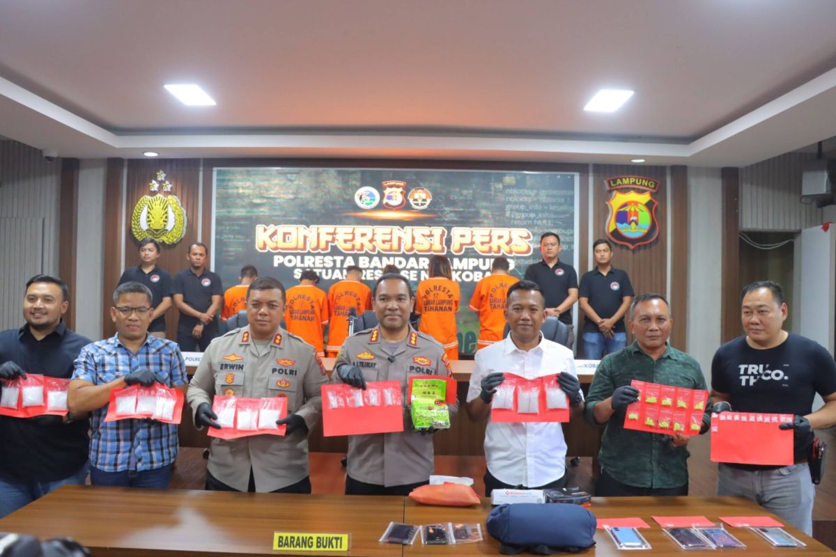 Pemilik 2,2 kg Sabu Diamankan Polresta Bandarlampung