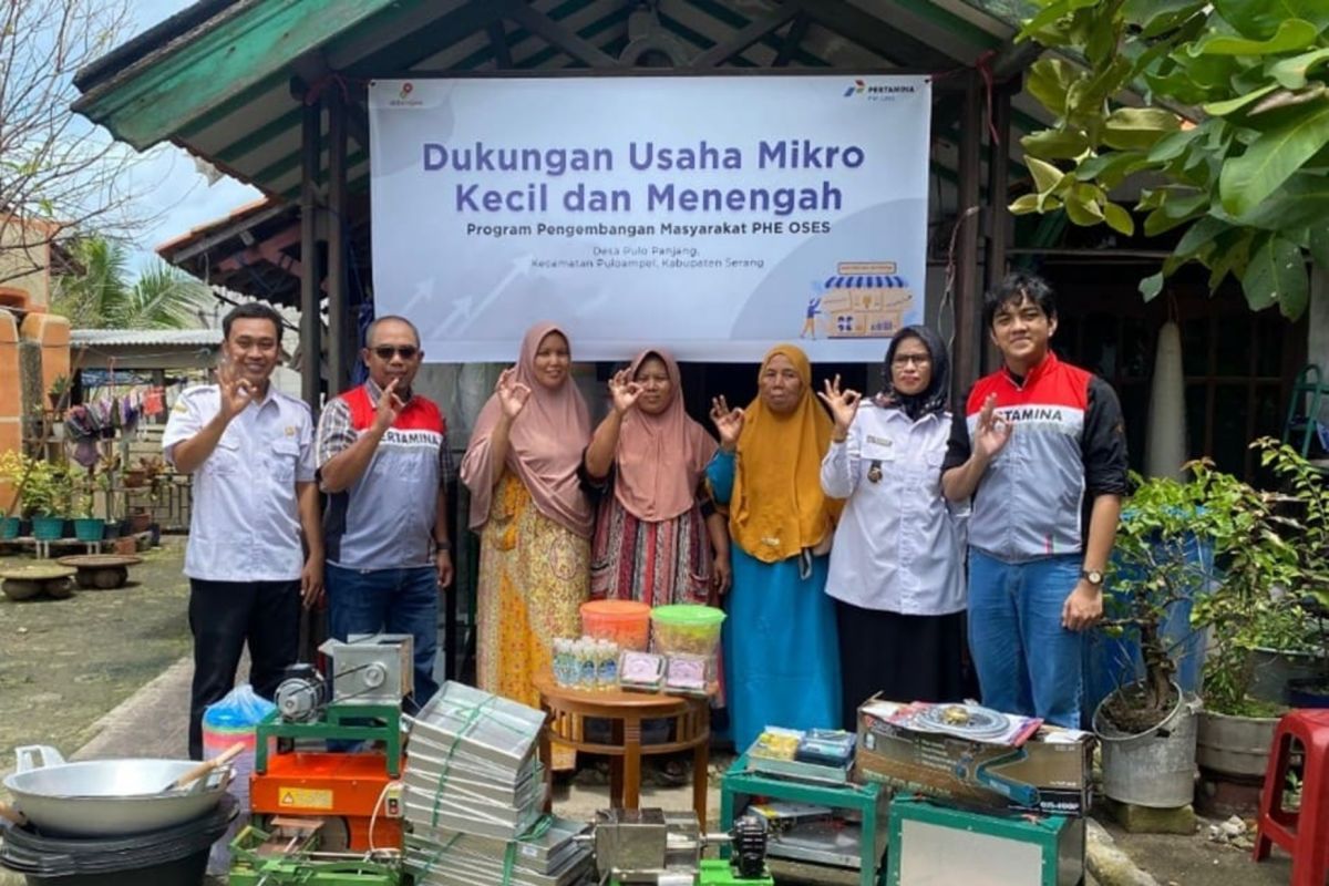 Dukungan PHE OSES untuk Pengusaha UMKM di Pulo Panjang