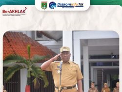 Pemimpin Muda Lampung Tengah Memimpin Apel Perdana