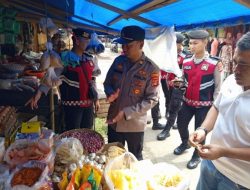 Antisipasi Kebutuhan Pokok: Polres Pesisir Barat Monitor Persediaan Sembako