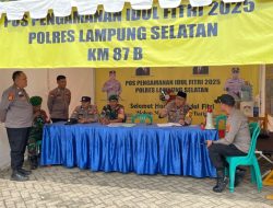 Tips Aman Mudik: Polisi Periksa 16 Pos Pengamanan di Lampung Selatan