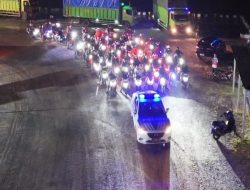 Kawal Pemudik Motor: Polres Lampung Selatan Prioritaskan Keselamatan