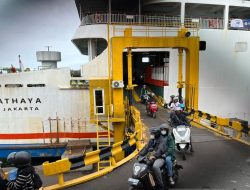Antusiasme Pemudik Motor Menuju Bakauheni Meningkat saat H-2