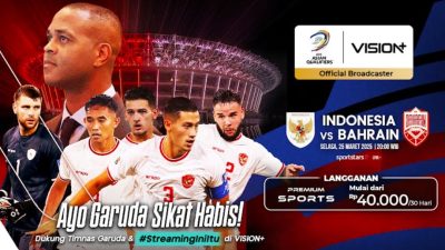 Indonesia vs Bahrain Tayang di TV Mana? Ini Jadwal dan Cara Nonton Pertandingannya Malam Ini 25 Maret 2025