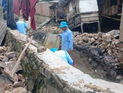 Perbaikan Talud dan Tembok Jebol di Campang, Bandarlampung