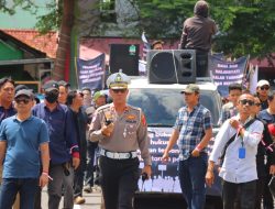 Penyelenggaraan Aksi Bela Palestina di Tugu Adipura: Polresta Bandarlampung Lakukan Pengalihan Lalu Lintas