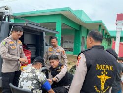 Posko Kesehatan Darurat Hadir di Panjang, Polda Lampung Siap Bantu Warga Terdampak Banjir