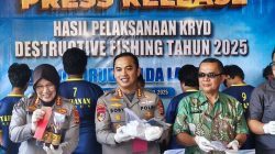 Razia Polda Lampung: 7 Kasus Ilegal Fishing Terungkap, Kerugian Rp9,3 Miliar