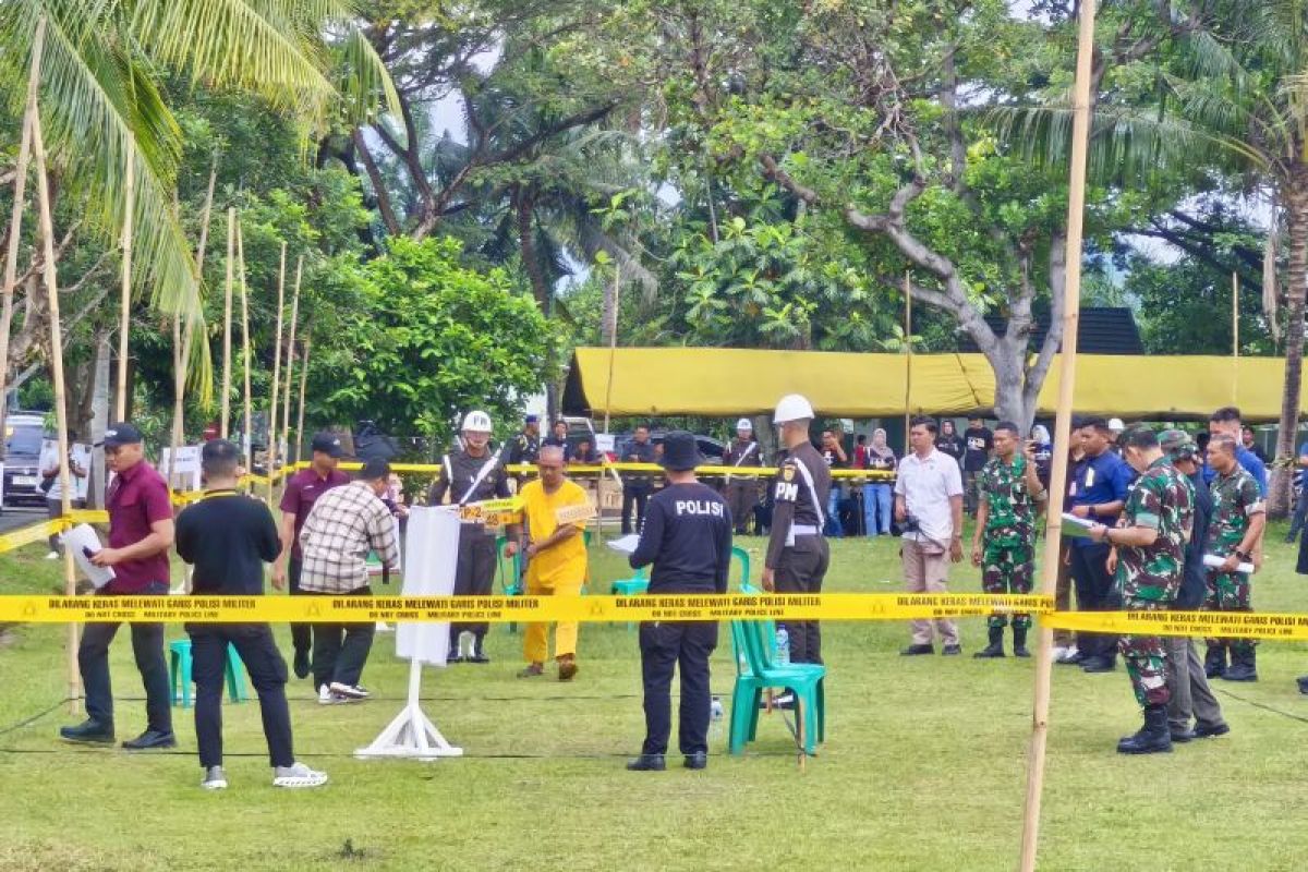 Menakjubkan! 71 Reka Adegan dalam Rekonstruksi Sabung Ayam di Waykanan
