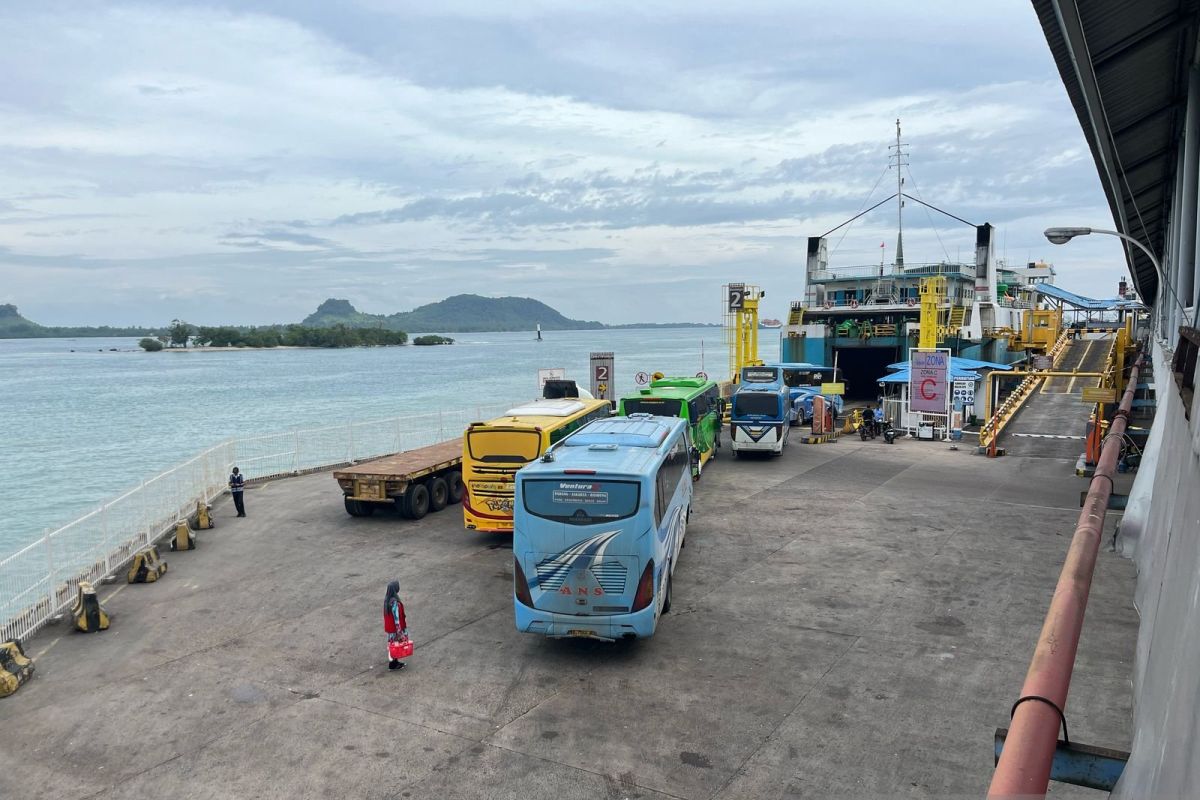 Deretan Dermaga Spesial untuk Pemudik Sepeda Motor di Pelabuhan Bakauheni