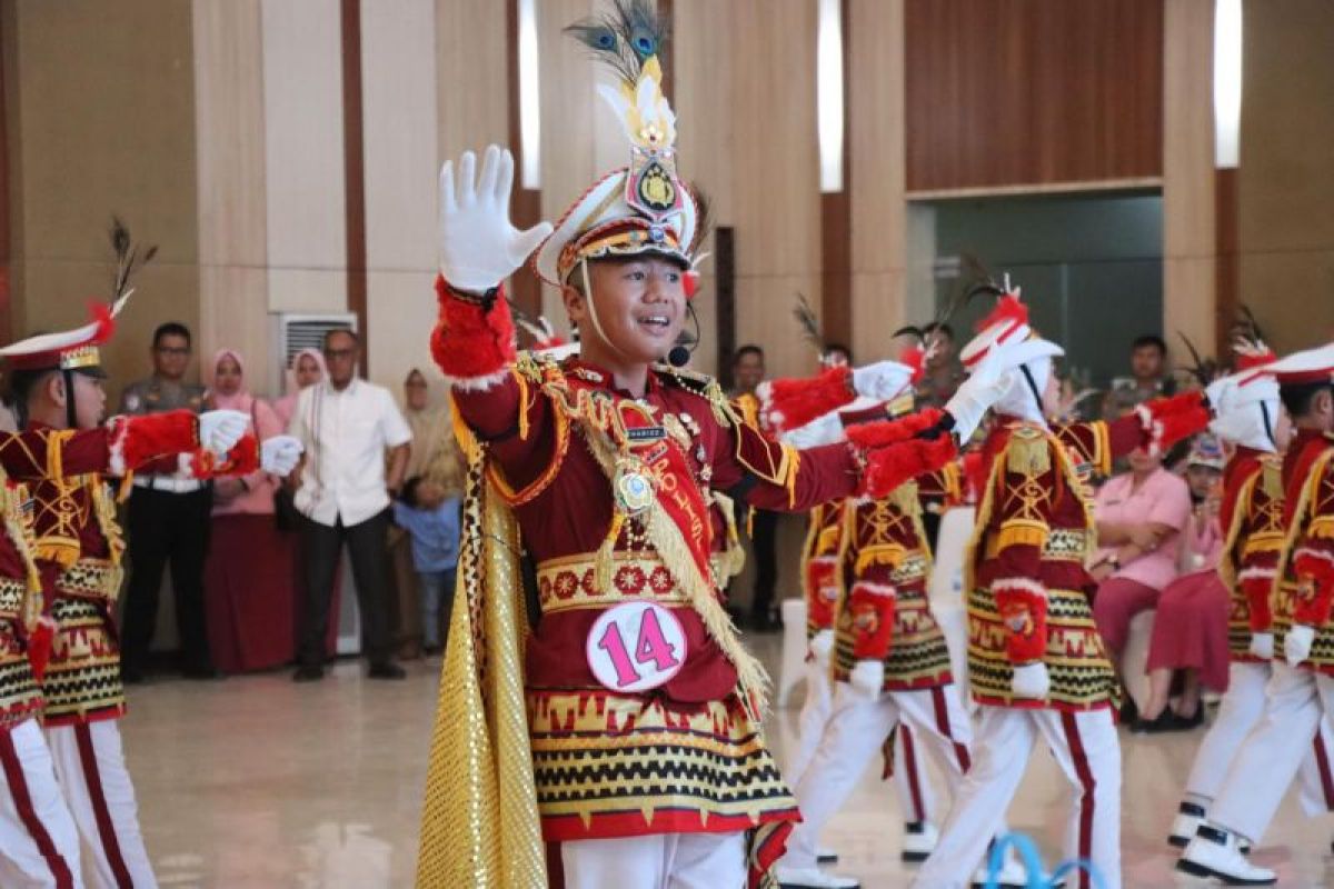 Pocil Polresta Bandarlampung Memukau dan Raih Juara 1 di HUT Ke-45 YKB