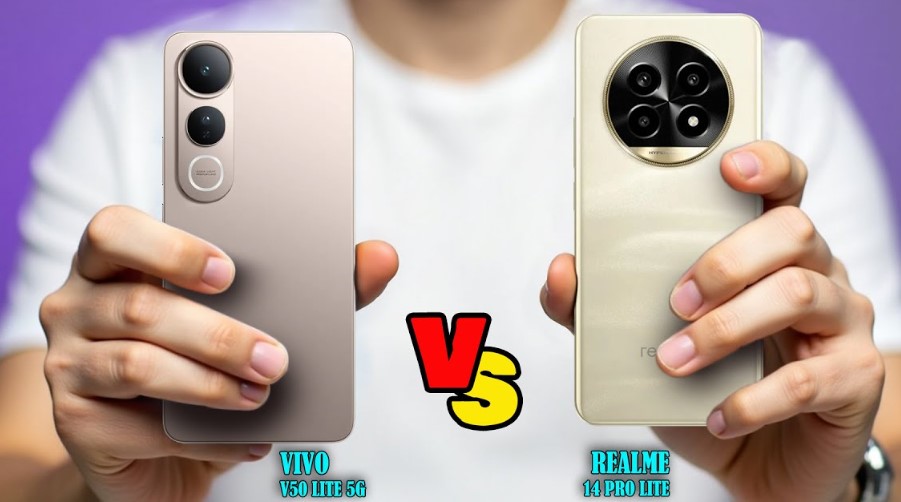 Head to Head HP 4 Jutaan: Pilih Vivo V50 Lite 5G atau Realme 14 5G? Mana yang Lebih Worth It?