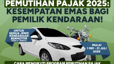 Efek Dahsyat Pemutihan Pajak Kendaraan di Lampung, Pemasukan Capai Rp5 Miliar Sehari
