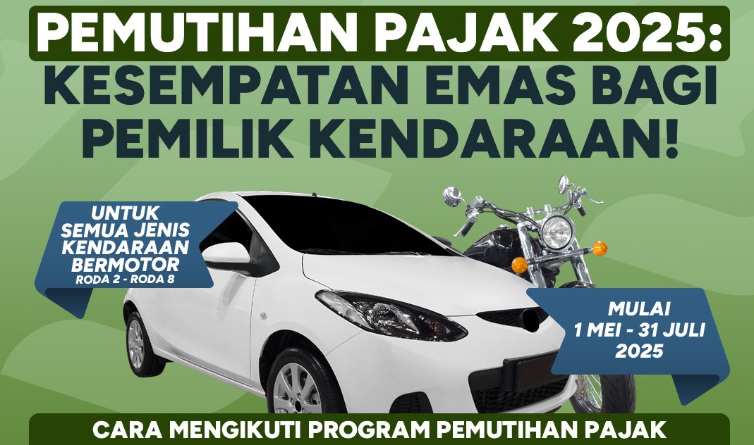 Efek Dahsyat Pemutihan Pajak Kendaraan di Lampung, Pemasukan Capai Rp5 Miliar Sehari