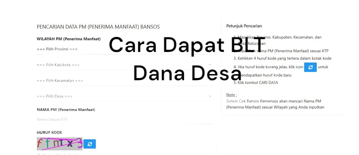 Begini Cara Dapat BLT Dana Desa Juli 2025, Cek Syaratnya Sekarang!