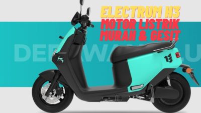 Electrum H3: Motor Listrik Ringan dan Canggih, Cek Harga dan Spesifikasinya di 2025