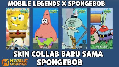 Auto Hype! Skin Kolaborasi MLBB x Spongebob Akhirnya Terungkap, 4 Hero Dapat Skin Super Imut!