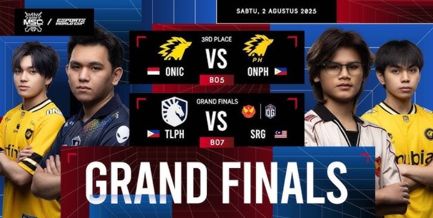 Jadwal MSC 2025 x EWC Hari Ini: Perebutan Juara 3 dan Grand Final, Siapa Juara Mobile Legends Tahun Ini?