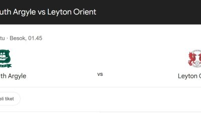 Prediksi Plymouth vs Leyton Orient, Jadwal League One 20 Agustus 2025