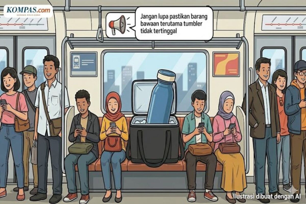 1.516 Barang Tertinggal di Kereta Selama Awal 2026, Paling Banyak HP dan Tumbler