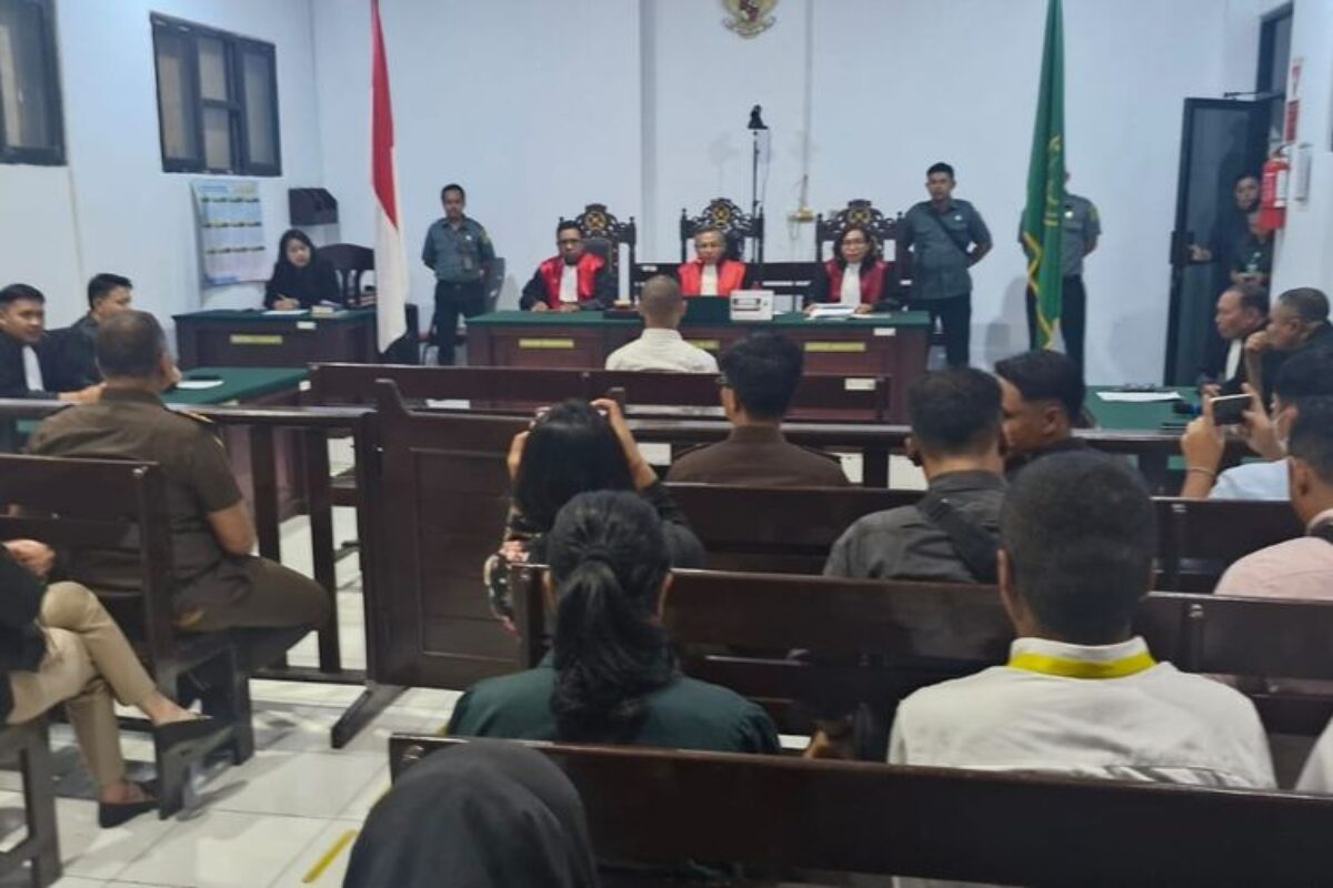 Oknum Brimob Penganiaya Siswa di Tual hingga Tewas Jalani Sidang Perdana